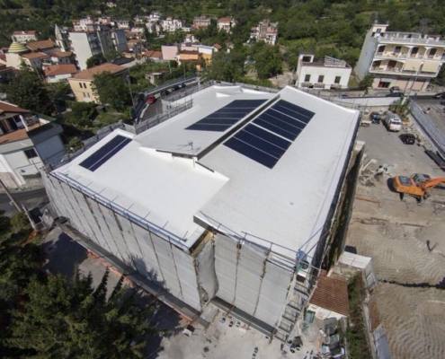 Impianto fotovoltaico_10 kw scuola angri salerno